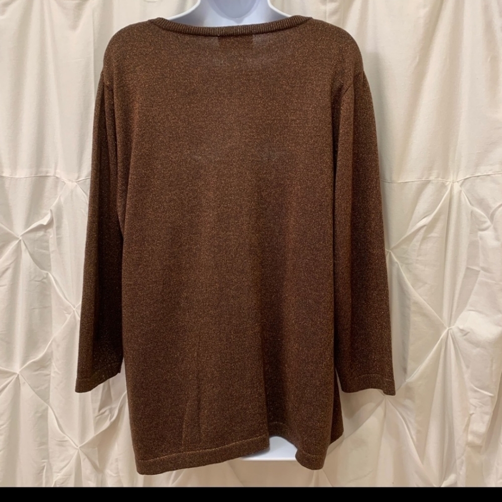 TanJay Shimmery Beaded Bejewled Sweater - Picture 2 of 7